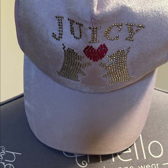 Juicy Couture Light Pink Cap with Rhinestone Accents - Picture 3 of 7